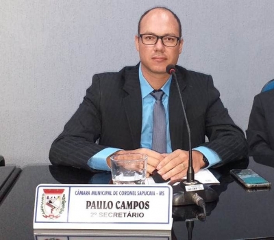 Paulo Campos apresenta indicação pedindo ao prefeito a contratação de um médico veterinário para a implantação do SIM no