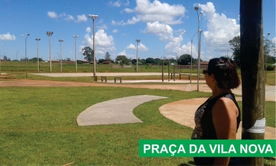 Vereadora Claudinha solicita reforma do Parquinho Infantil ao lado do Campo Agustinho Girardi.