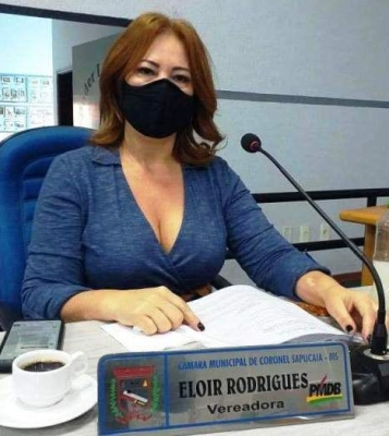 Vereadora Maria Eloir defende a viabilização de máscaras para Aldeia Taquaperi com urgência. 